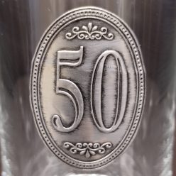 50 szülinapra borcimke