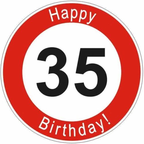 Boldog 35. születésnapot tábla 