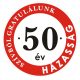 50 Házassági évforduló tábla - Szívből gratulálunk!