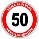 50 Házassági évforduló tábla - névvel kérhető