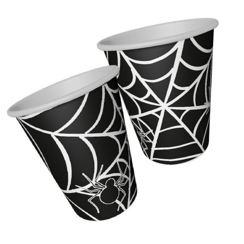 Halloween pohár szett- pókhálós